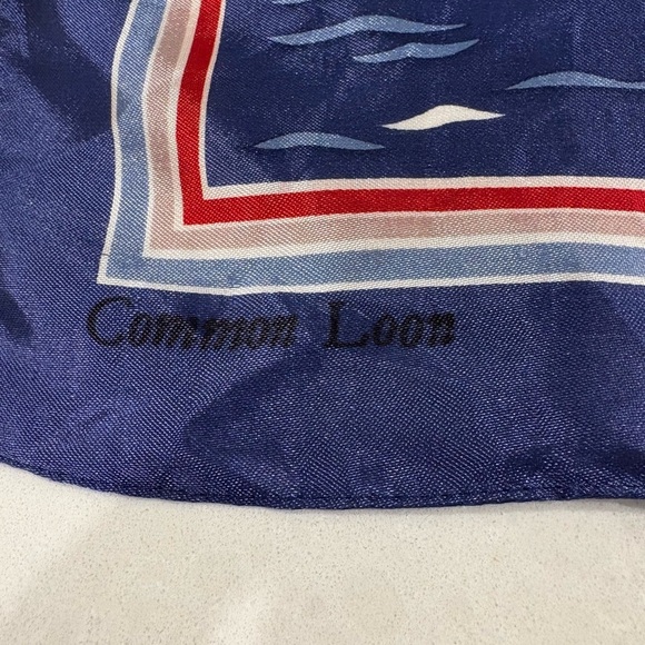 Vintage Skemo Canada Common Loon Acetate Scarf - Designed in Canada Unisex - Picture 7 of 9